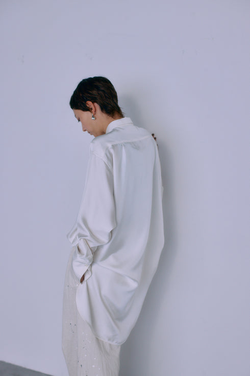 silky drape shirt(予約商品)