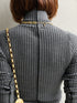 1214. line rib turtle knit(予約商品)
