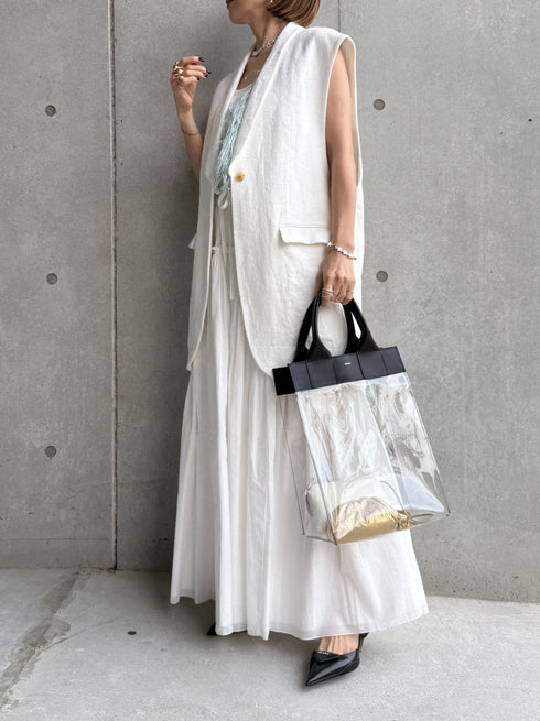 1017. rich linen jilet