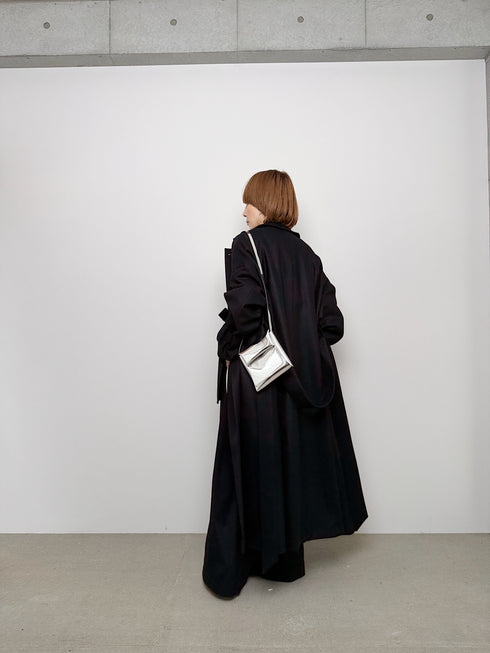 3piece - flannel wrap coat