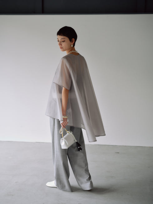 silk wool marvelt pants(予約商品)