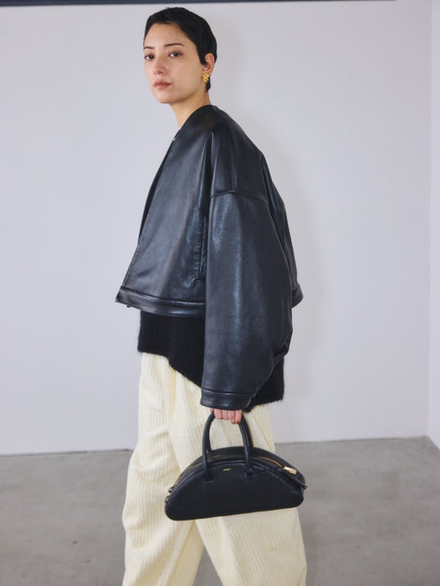 Entrefino lamb leather jacket