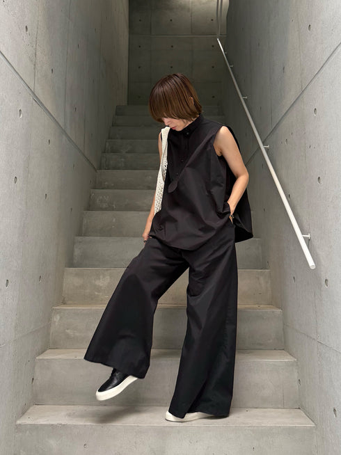 【basic line】airy wide pants(即納)