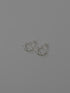 435. kotama brass hoop pierce/earring