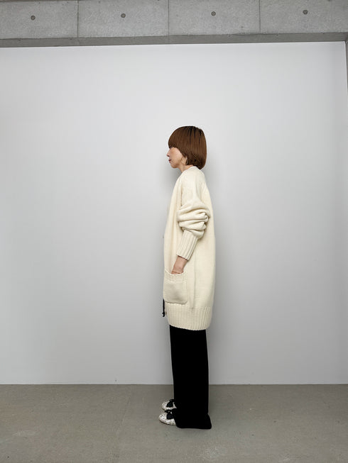 luxe knit 05 - wool cashmere long cardigan