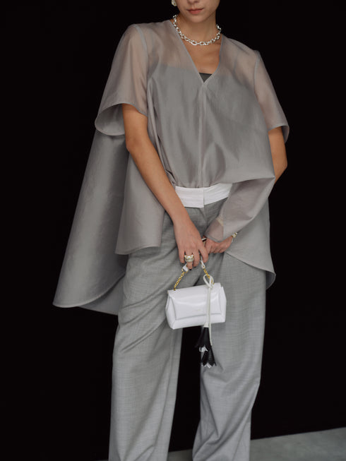 silk wool marvelt pants(予約商品)