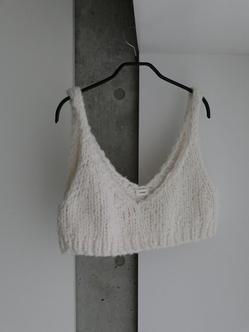 1087. luxe knit 03 bustier (baby cashmere)