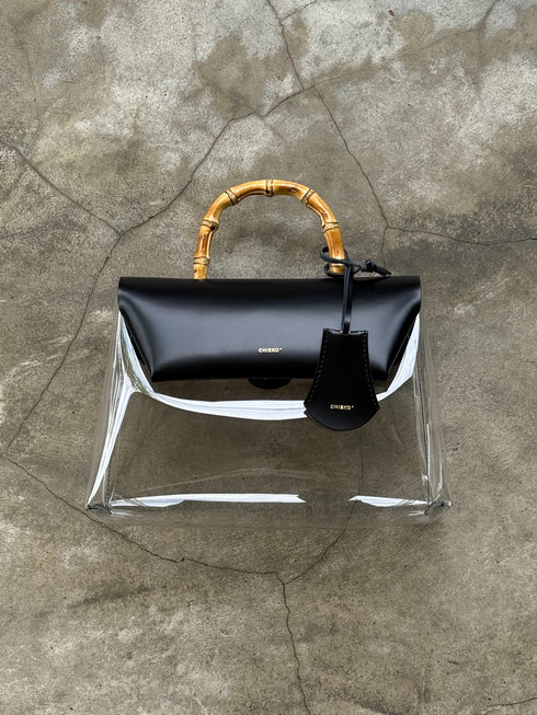 ORIGAMI- bamboo clear bag