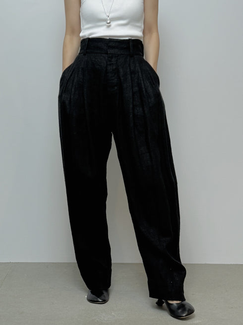 ✧ NEW ✧ rich linen lantern pants(予約商品)