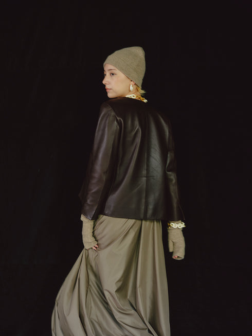 1205. Entrefino lamb leather jacket 02(予約商品)