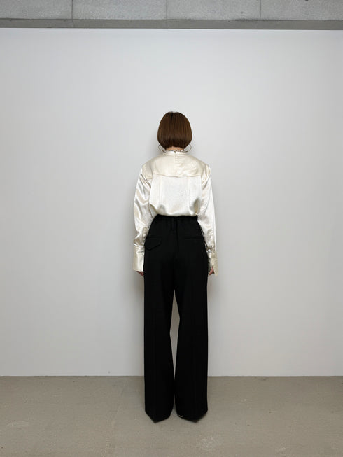 center press wide pants - virgin wool