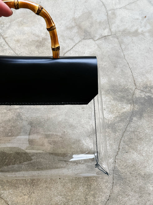 ORIGAMI- bamboo clear bag