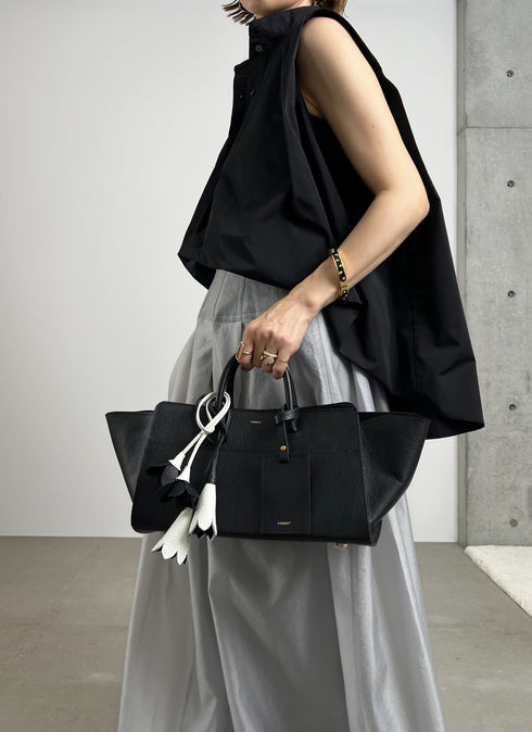 silk taffeta sleeveless blouse