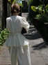 1224. jacquard form peplum top(先行予約)