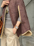 1201. Elise shearling cape jacket(予約商品)※ギフトあり