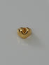 7. Big heart ring