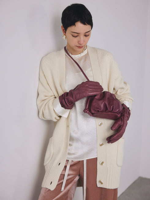 luxe knit 05 - wool cashmere long cardigan