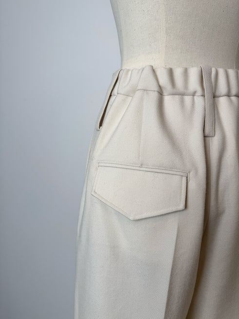 center press wide pants - virgin wool