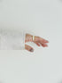 14. gold bobbin † white