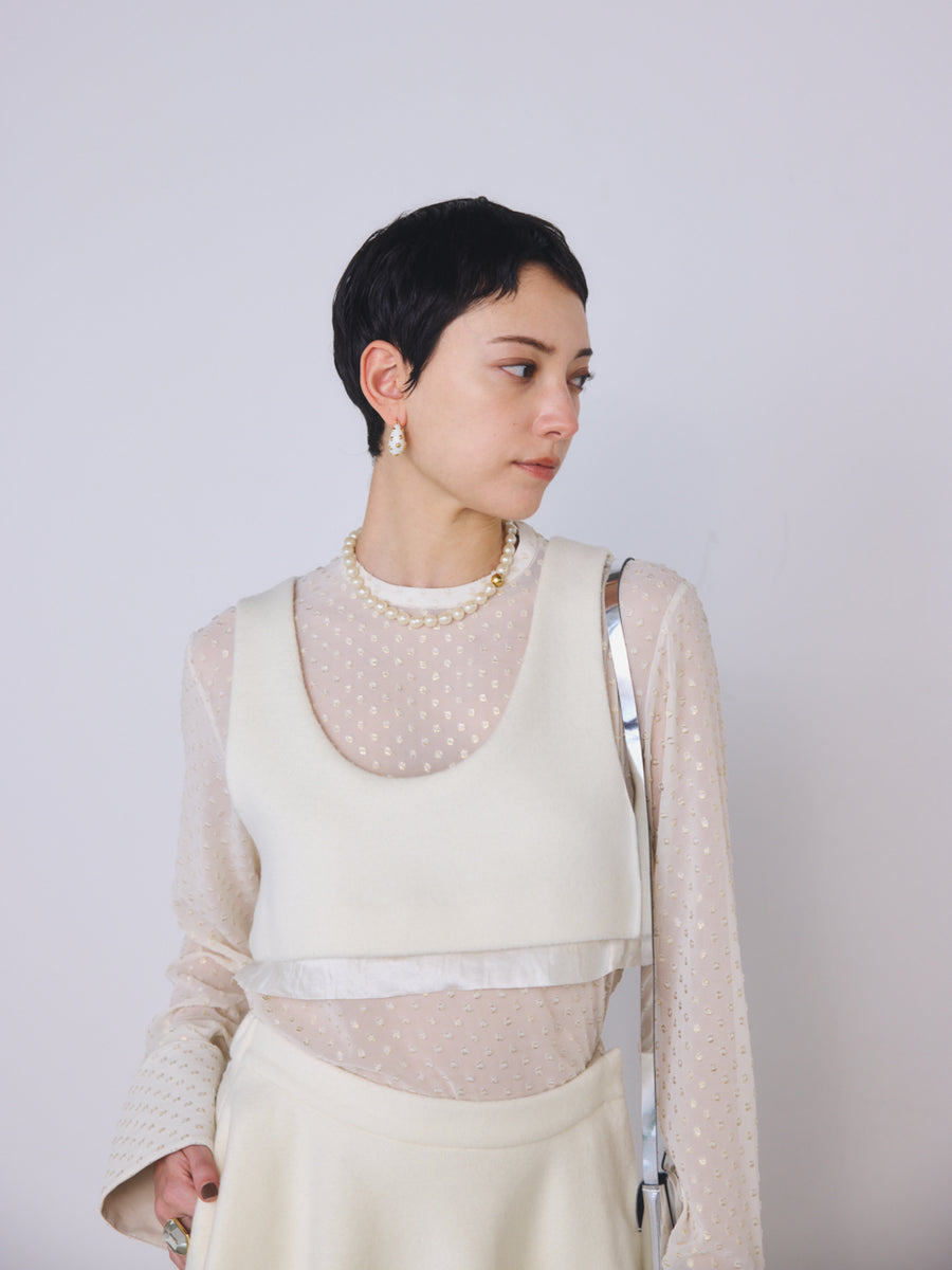 chieko+ lamb wool bistier ホワイト 36 lamb wool bustier｜CHIEKO+(チエコプラス)公式通販