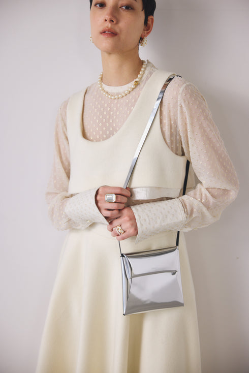 sheer dot dress shirt