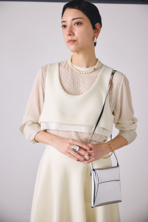 sheer dot dress shirt