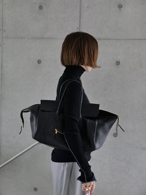 1214. line rib turtle knit(予約商品)