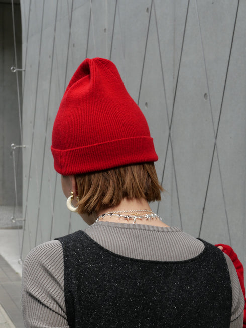 1216. light cashmere knit cap(予約商品)