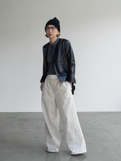 1205. Entrefino lamb leather jacket 02(予約商品)