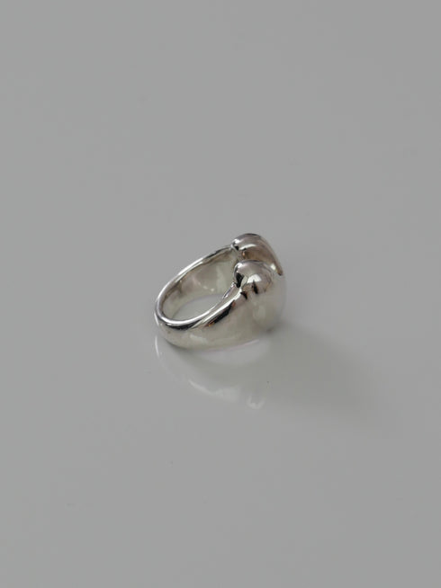 7. Big heart ring