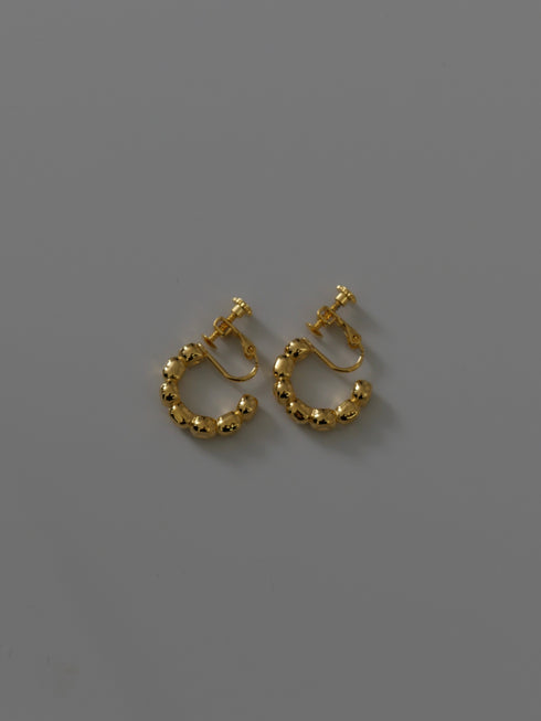 435. kotama brass hoop pierce/earring