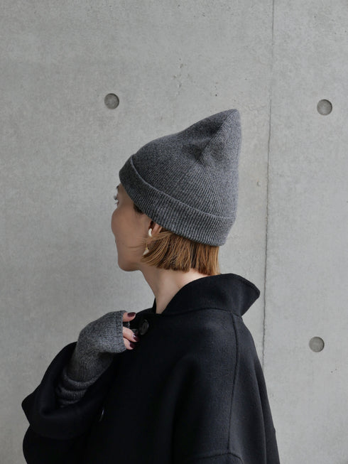 1217. light cashmere open-tip mittens(予約商品)