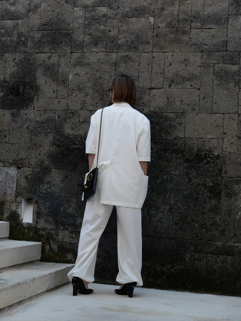 1226. cotton cashmere shawl collar jacket(先行予約)