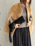 1201. Elise shearling cape jacket(予約商品)※ギフトあり
