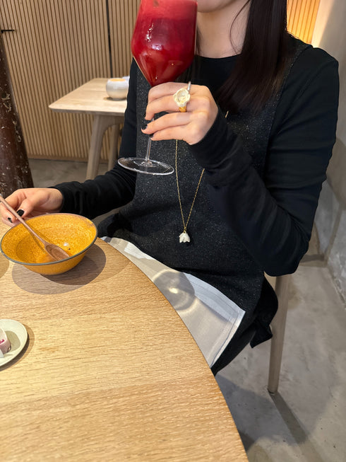 "NEW" mokuren necklace (先行予約販売)