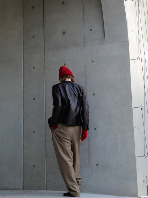 1205. Entrefino lamb leather jacket 02(予約商品)
