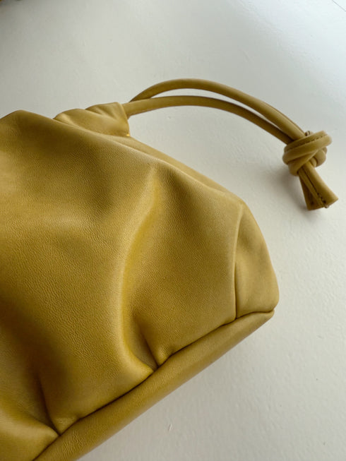 lamb leather shoulder bag