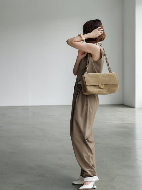 1209. smooth wool vest top(予約商品)