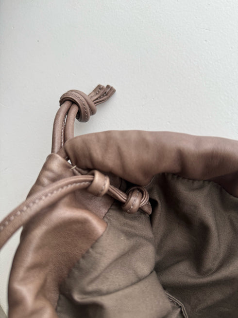 lamb leather shoulder bag