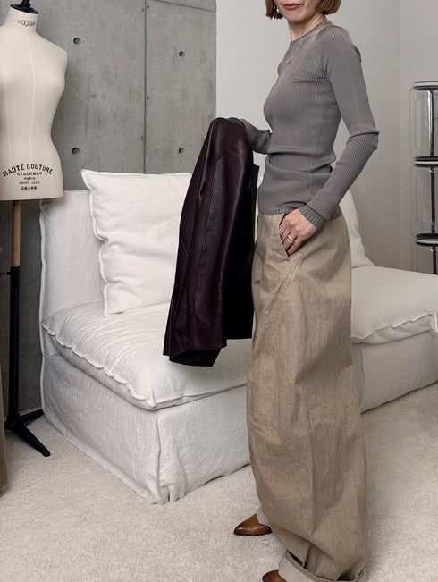 1215. knit layer top(予約商品)