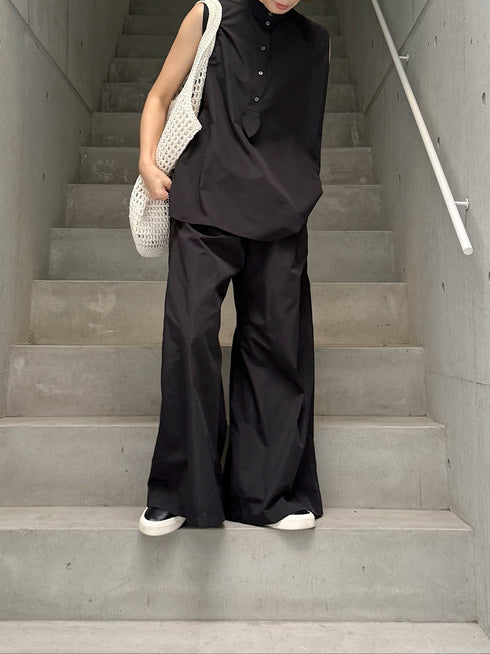 【basic line】airy wide pants(即納)