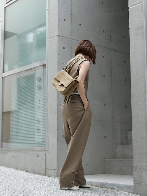 1209. smooth wool vest top(予約商品)