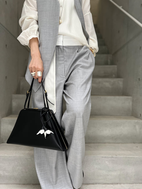 silk wool marvelt pants(予約商品)