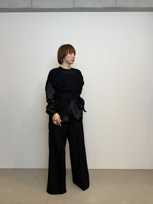 center press wide pants - virgin wool