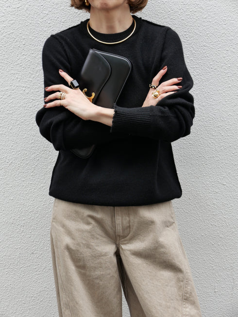 1213. luxe knit 08 cashmere essential(予約商品)