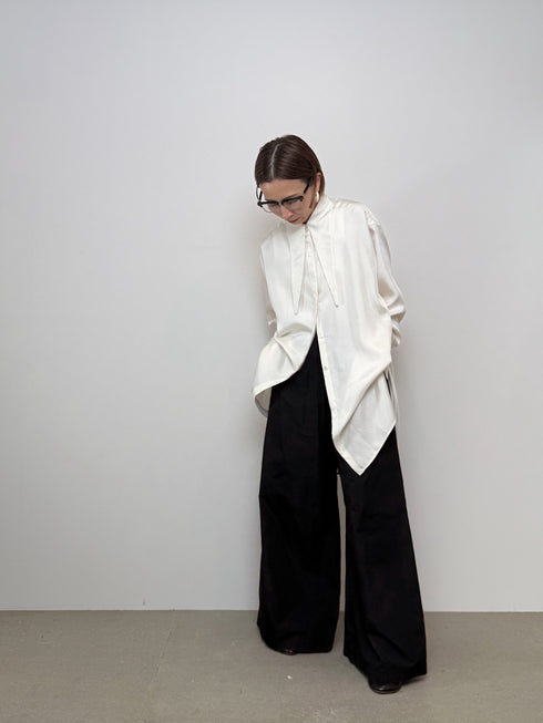 silky drape shirt(予約商品)