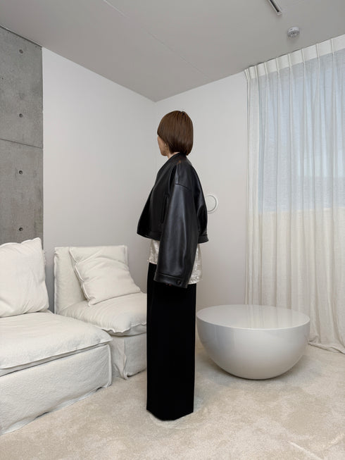 Entrefino lamb leather jacket