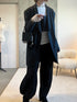 1052. silk wool shawl collar jacket