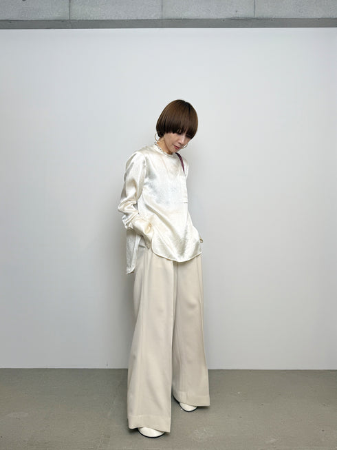 center press wide pants - virgin wool