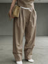 1210. smooth wool tuck pants(予約商品)